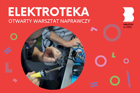 Ktoś lutuje przewody.